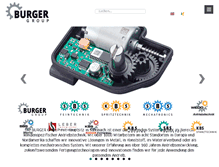 Tablet Screenshot of burgergruppe.com